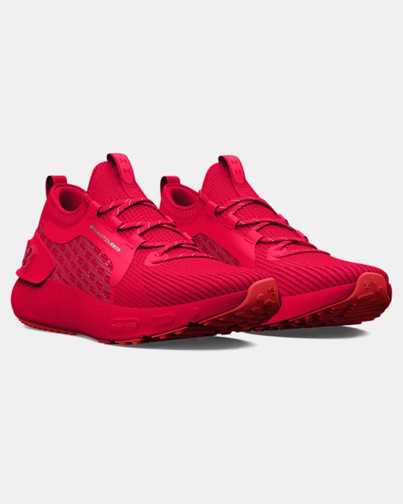 Unisex UA HOVR™ Phantom 3 SE Reflect Running Shoes in Red image number 3